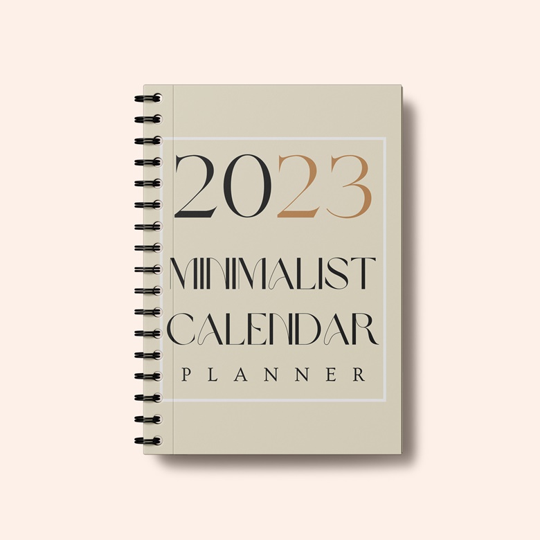 CALENDAR 2023 PLANNER, Minimalist Calendar 2023 - Peachy Digital's Ko ...