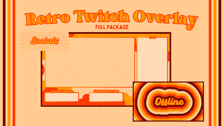 Retro Twitch Overlays Full Package - Deeru's Ko-fi Shop - Ko-fi ️ Where ...