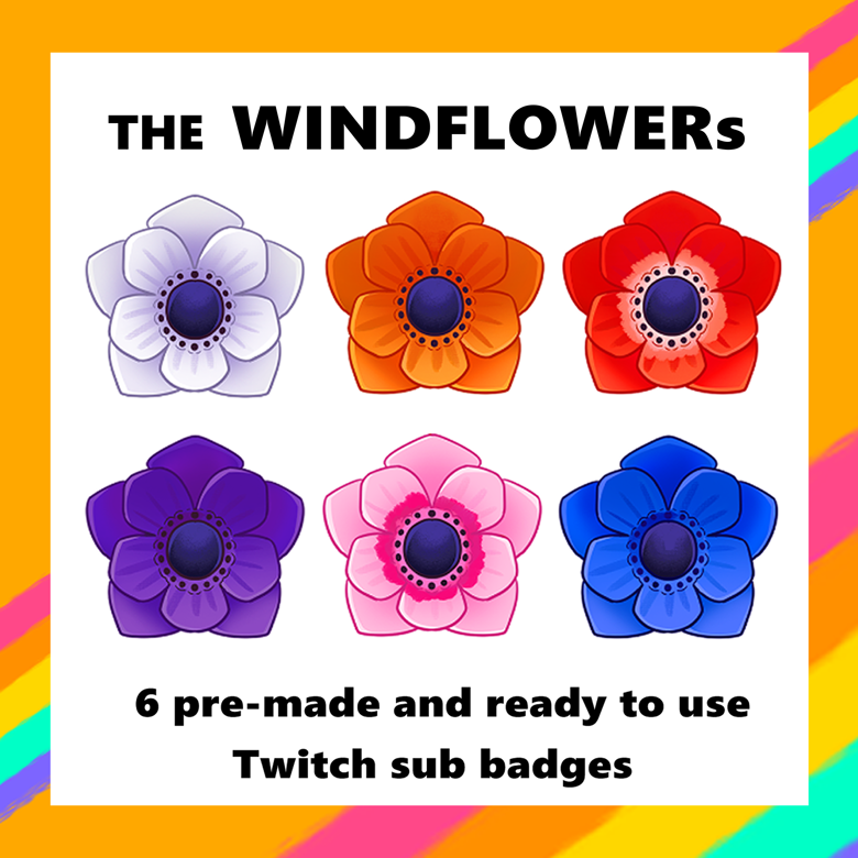 Twitch Flower Badges