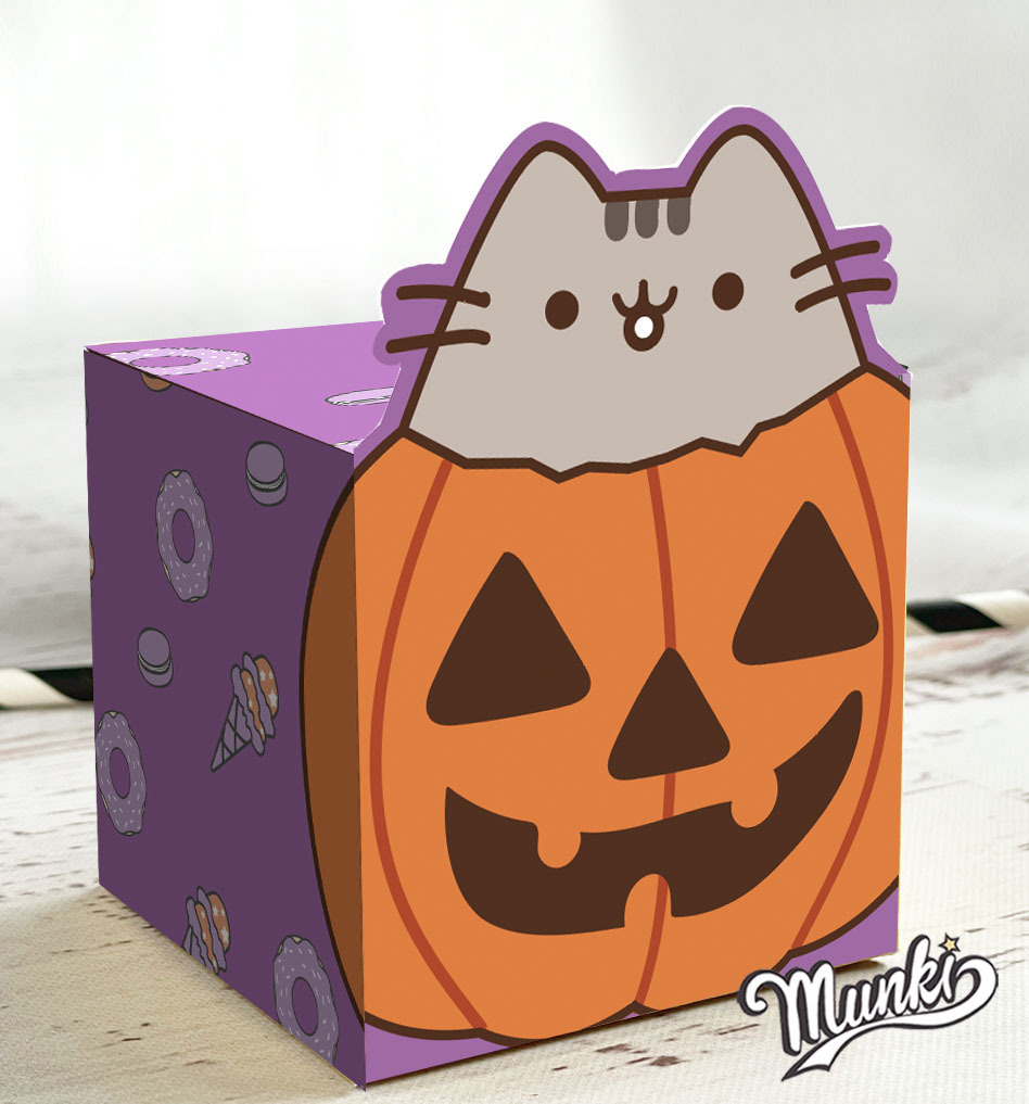 Halloween Kawaii Printable Candy Box - Munki Printables's Ko-fi Shop ...