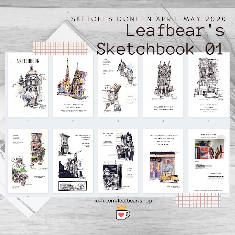 Sketchbook Kit (Physical Items) - Jesse's Ko-fi Shop