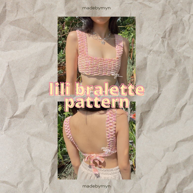lili bralette pattern - madebymyn's Ko-fi Shop - Ko-fi ❤️ Where creators  get support from fans through donations, memberships, shop sales and more!  The original 'Buy Me a Coffee' Page.