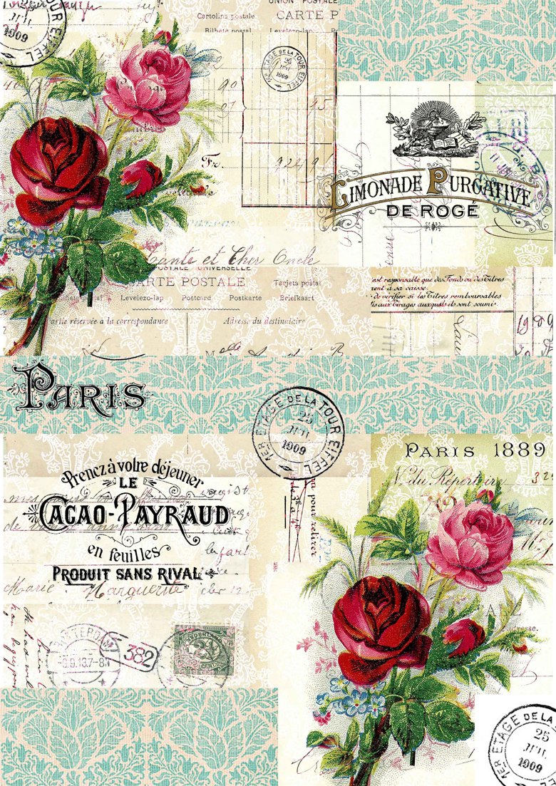 tall collage sheet - Yvonne Prestons Crafty Little corner 's Ko-fi Shop ...