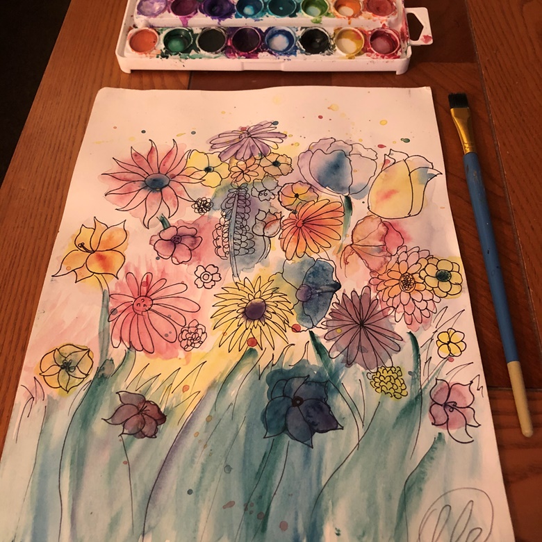Gallery Watercolor And Ink Flowers, - Watercolor And Ink Flowers   Watercolor flower art, Watercolor flowers paintings, Watercolor art