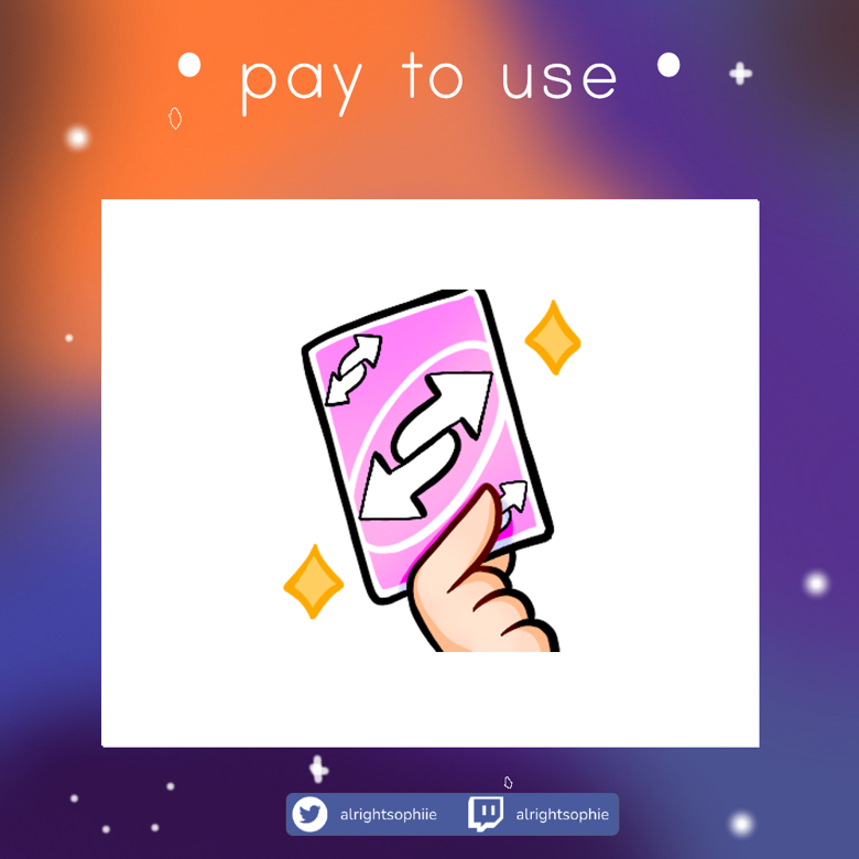 Uno Reverse Card Emote BASES - Emphy's Ko-fi Shop