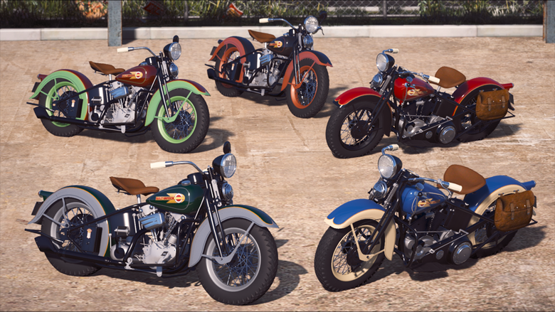 1936 Harley-Davidson EL Knucklehead - GreenAid's Ko-fi Shop - Ko