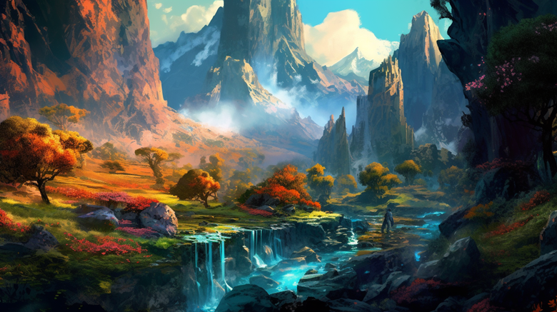 Enchanting Mountain Scape - PixelArtifex's Ko-fi Shop - Ko-fi ️ Where ...