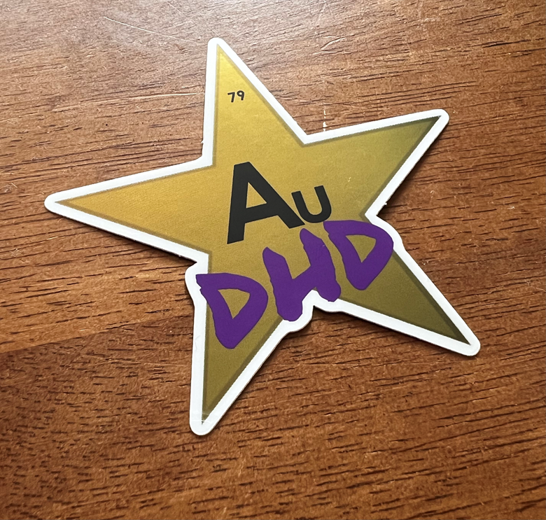 Gold Star' Sticker