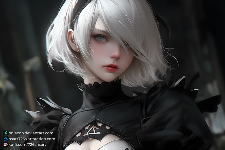 (Fan art) 2B - NieR Automata - BNJacob's Ko-fi Shop - Ko-fi ️ Where ...