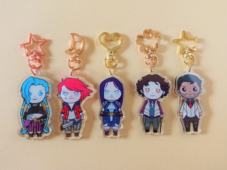 League of Legends -Arcane Acrylic Keychains - Estethell's Ko-fi Shop ...