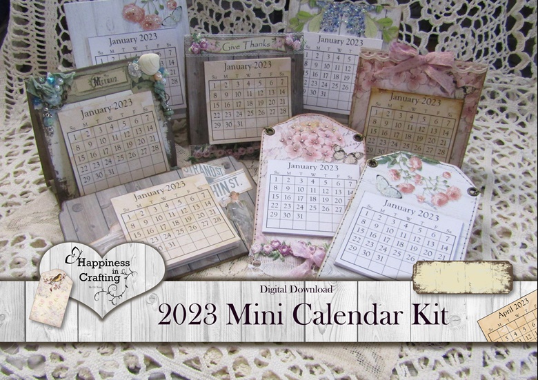 2023 Mini Calendar Kit - Gi Kerr's Ko-fi Shop - Ko-fi ️ Where creators