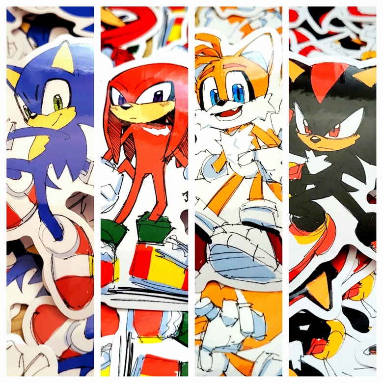 Sonic Sticker – Camilla Khau Designs