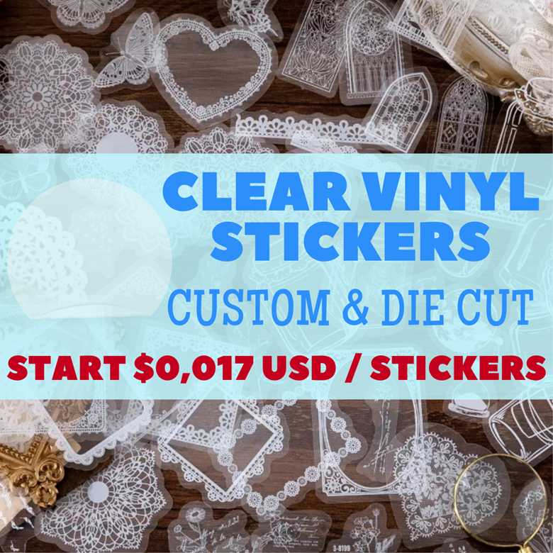 Bulk Stickers Custom Print Vinyl-Your Design Logo Printing