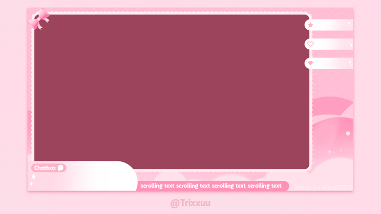 Free pink overlays - Trisuu 's Ko-fi Shop - Ko-fi ️ Where creators get ...