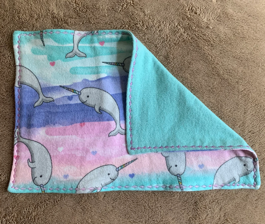 Narwhal Flannel Cloths - Eva Seyler's Ko-fi Shop - Ko-fi ️ Where ...