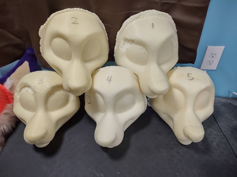 Fursuit Foam Head Base - SereStudios's Ko-fi Shop - Ko-fi ❤️ Where creators  get support from fans through donations, memberships, shop sales and more!  The original 'Buy Me a Coffee' Page.