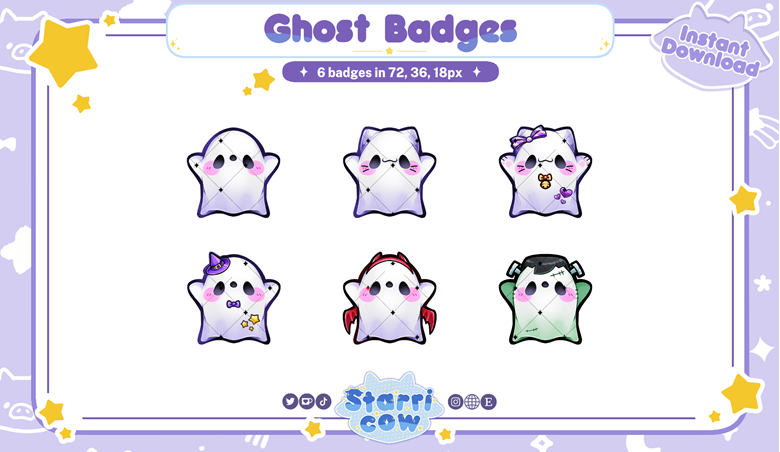 Spooky Season Badge, Ghost Badge, Halloween Badge, Friends Badge