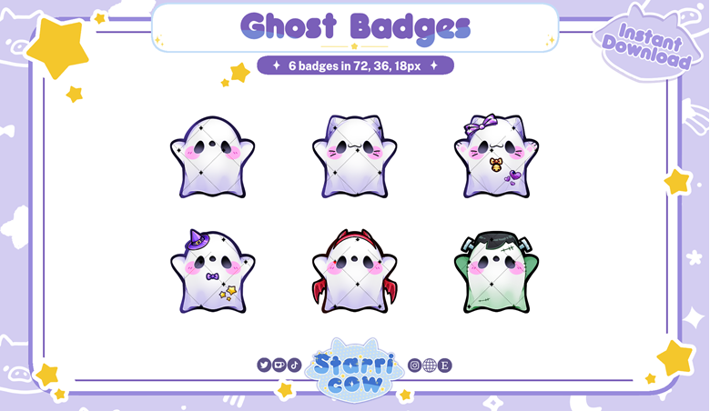 Halloween Twitch Badges Twitch Sub Badges Twitch 