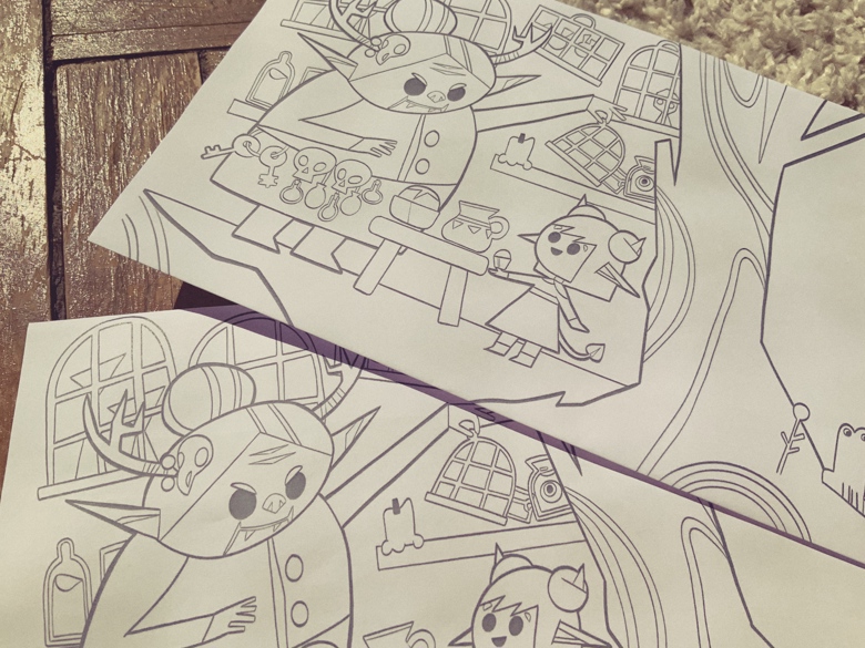 the-girl-the-witch-and-the-cupcake-coloring-page-p-gina-de-colorear