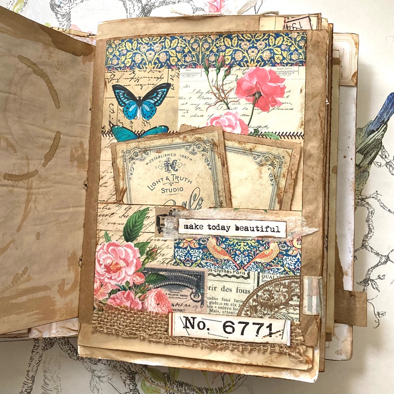 Handmade Vintage Style Junk Journal - Louise's Ko-fi Shop - Ko-fi ️ ...