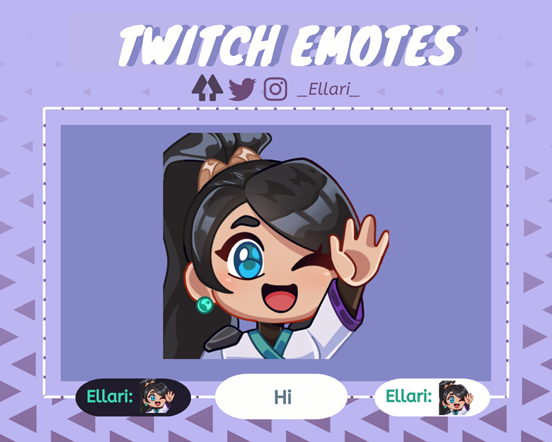 Hi Sage Valorant Emote - Ellari's Ko-fi Shop - Ko-fi ️ Where creators ...