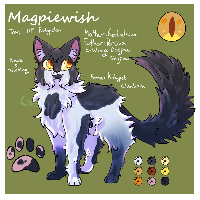 Feline Character Sheet Base - GretchASketch__'s Ko-fi Shop - Ko-fi ️ ...