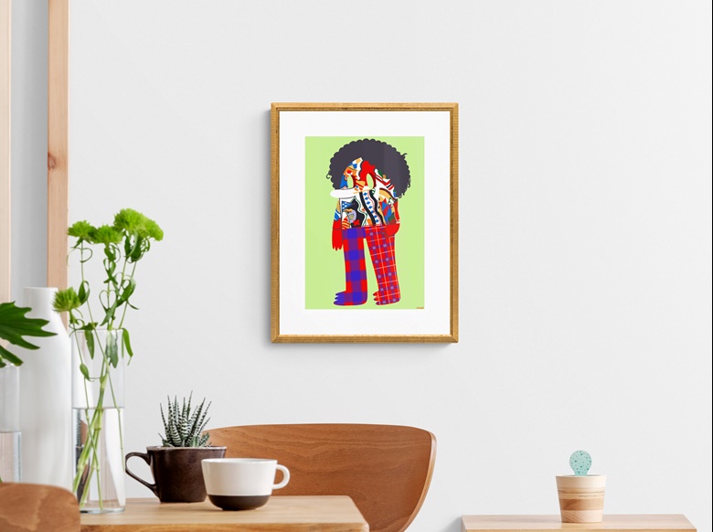 Modern & Chic Wall Art Print - Zongari - World of Zonks ...