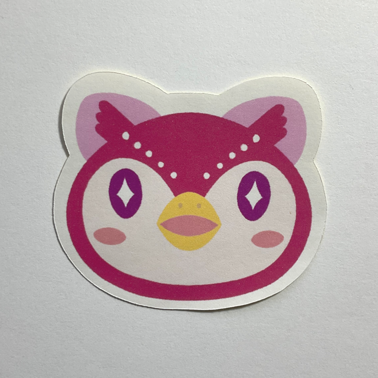 Celeste Owl Animal Crossing Acnh Sticker - Chocolate Revel's Ko-fi Shop 