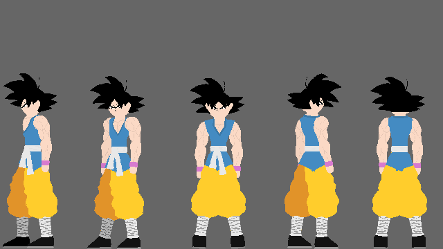 Goku All Transformations (Stick Nodes)