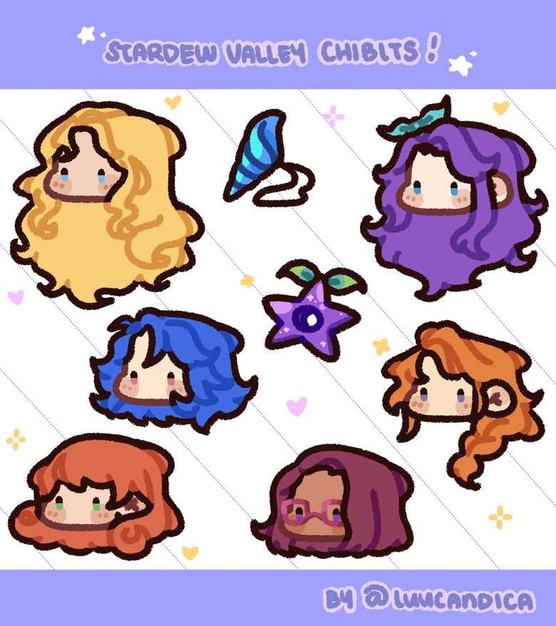 Stardew Valley Special Edition little stickers - Yarnitbunny's Ko