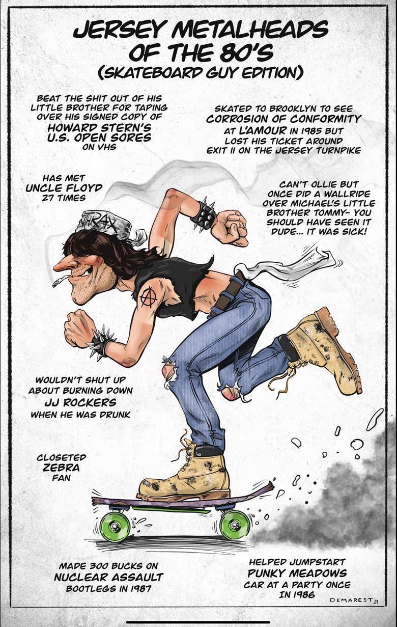 Jersey Metalheads Skate Guy - Brian Demarest 's Ko-fi Shop - Ko-fi ️ ...