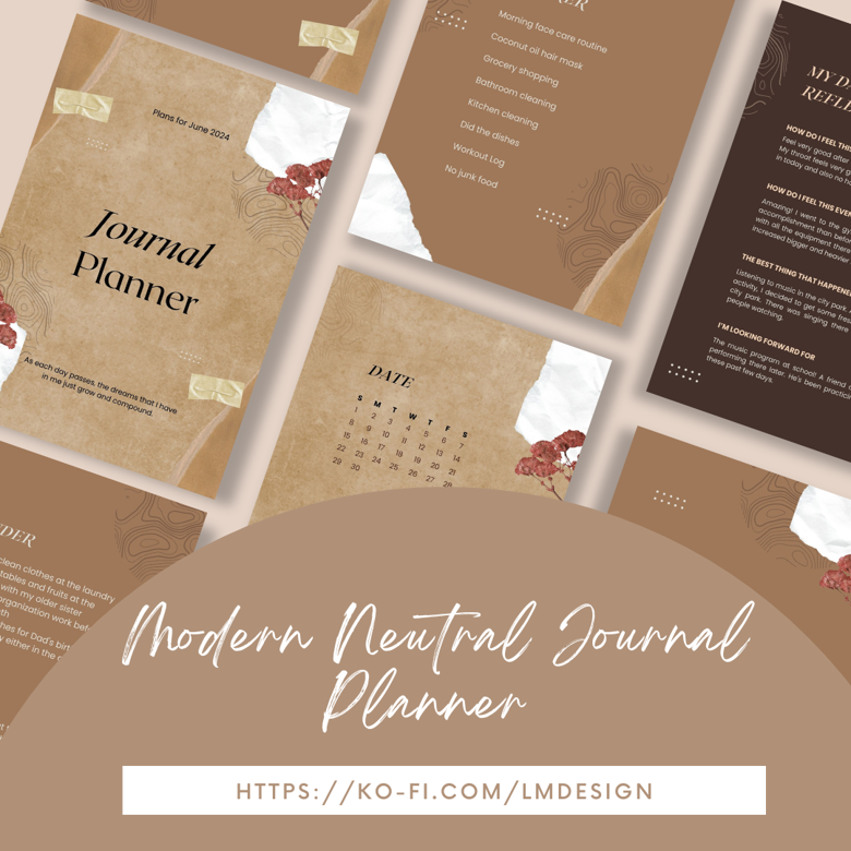 2024 Planner Template In Neutral Easy To Edit Canva Templates   Ce80ba32 1a83 46e2 8c4d F2e584ef427c Brownneutralbeigepastelplanner1 