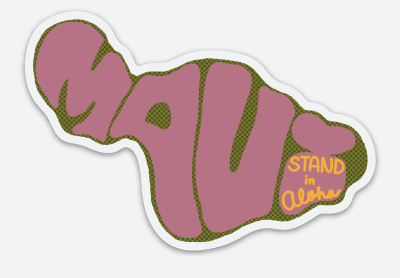 MAUI Sticker - Pink - erimon's Ko-fi Shop - Ko-fi ️ Where creators get ...