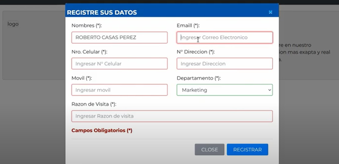 Sistema de Gestión de Visitante en Php y Mysql V2 - ONESYSTEMAS's Ko-fi ...