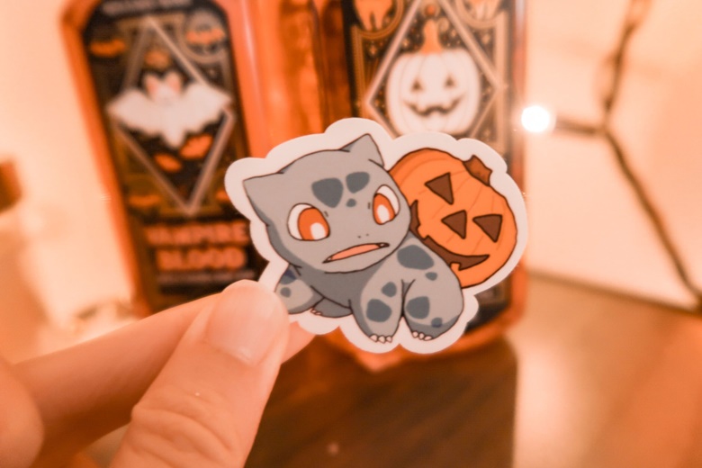 Pokemon Go Stickers: Halloween Set pikachu Bulbasaur 