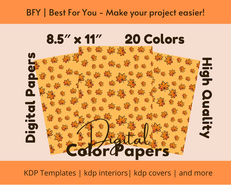 20 Digital Color Papers