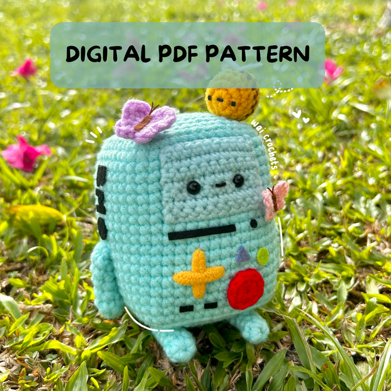 BMO crochet pattern [DIGITAL PDF] - Wai's Ko-fi Shop - Ko-fi ️ Where