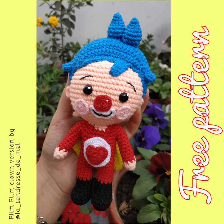 Amigurumi payaso plim outlet plim