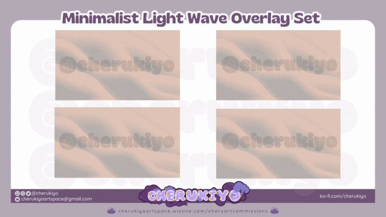 Dark Tropical Stream Overlay Set - Carly Smallbird's Ko-fi Shop