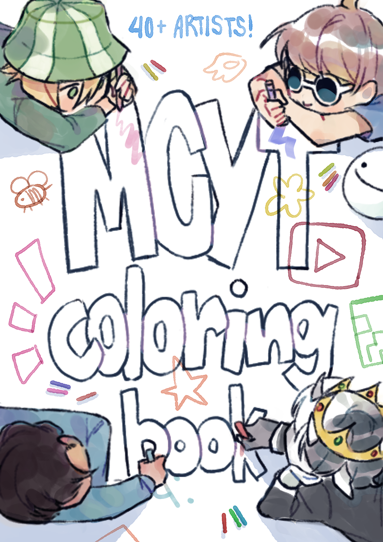Download Mcyt Coloring Book For Charity Mcyt Coloring Book S Ko Fi Shop Ko Fi Where Creators Get Donations From Fans With A Buy Me A Coffee Page