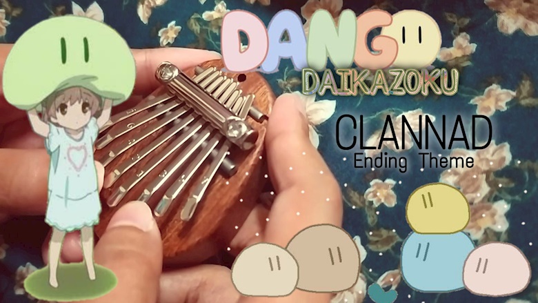 DANGO DAIKAZOKU - Clannad Ending Theme on 8 Keys Mini Kalimba - Ko