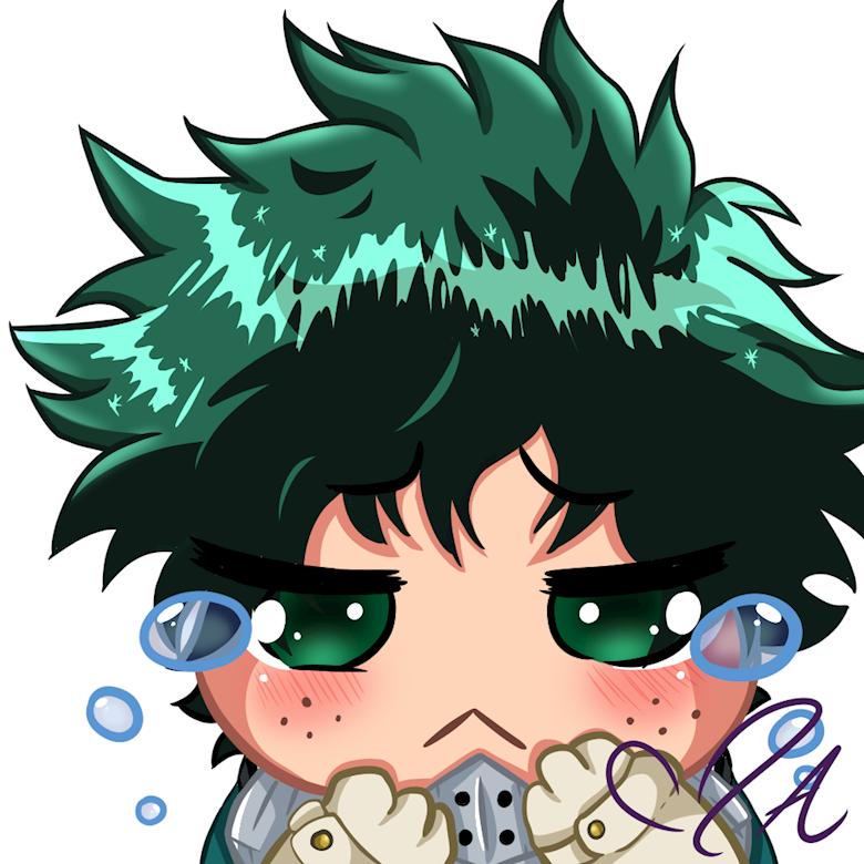 Deku Crying Emote - AyaSamaKat's Ko-fi Shop - Ko-fi ️ Where creators ...