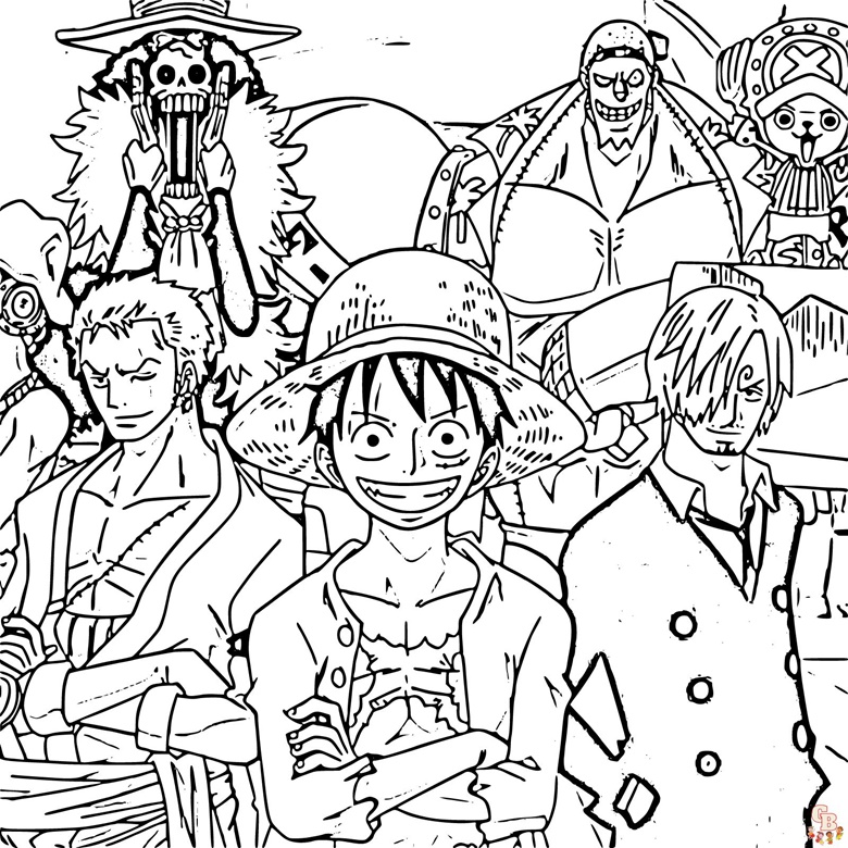 Enjoy Creative Fun with One Piece Coloring Pages - Click to