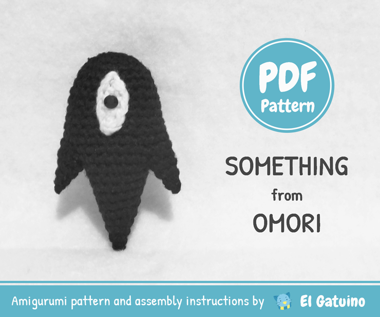 OMORI SOMETHING Amigurumi pattern El Gatuino's Kofi Shop Kofi ️