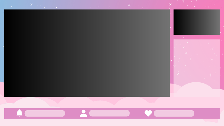 Pink Aesthetic Sky- Twitch Overlay - chrissyxtream's Ko-fi Shop - Ko-fi ...