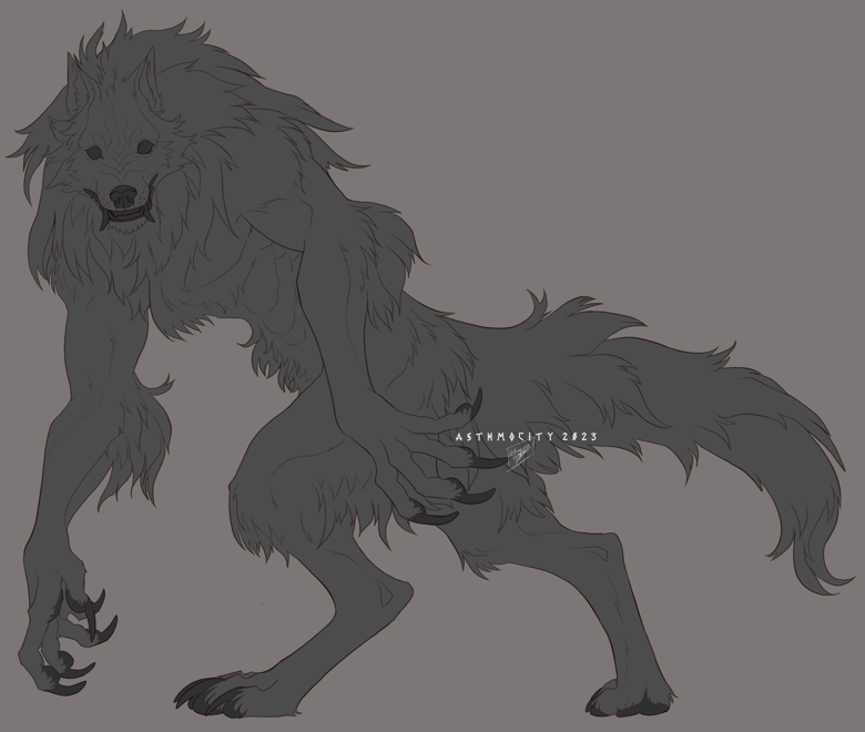 Werewolf Base - Asthmocity's Ko-fi Shop - Ko-fi ️ Where creators get ...