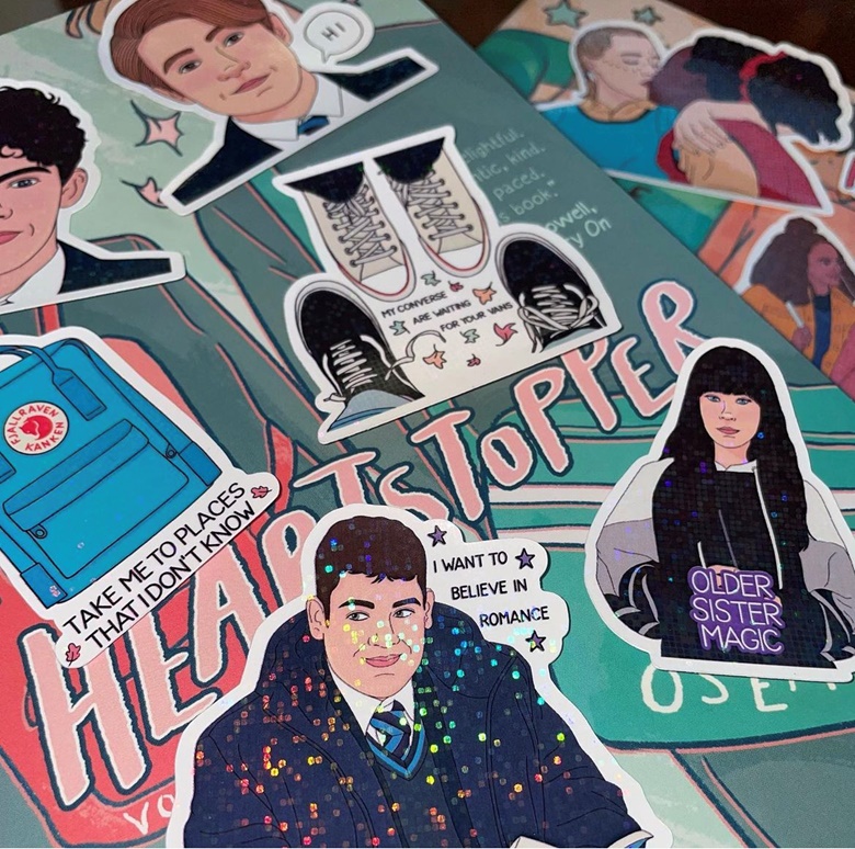 Heartstopper Holographic Stickers - The Epitome of Ana Karen's Ko-fi ...