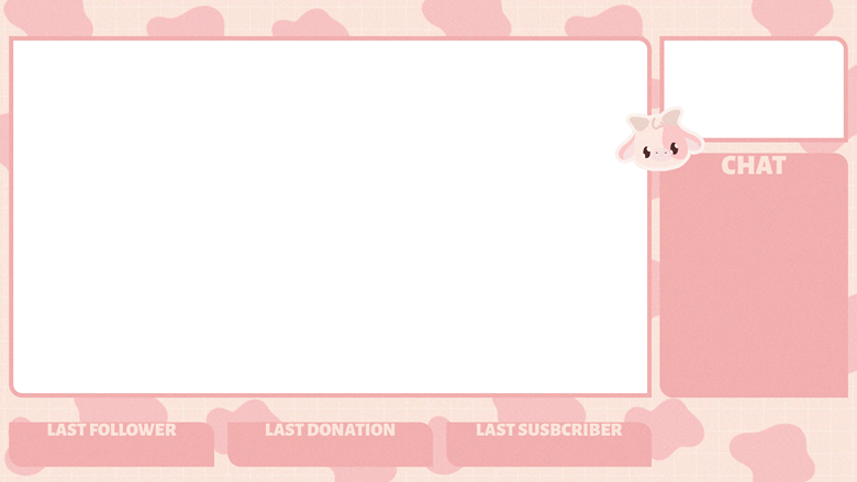 Rose Pink Modular Twitch Overlay - WanderingSoul's Ko-fi Shop - Ko