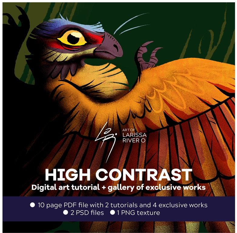 High Contrast: Digital art tutorial + gallery of exclusive works ...