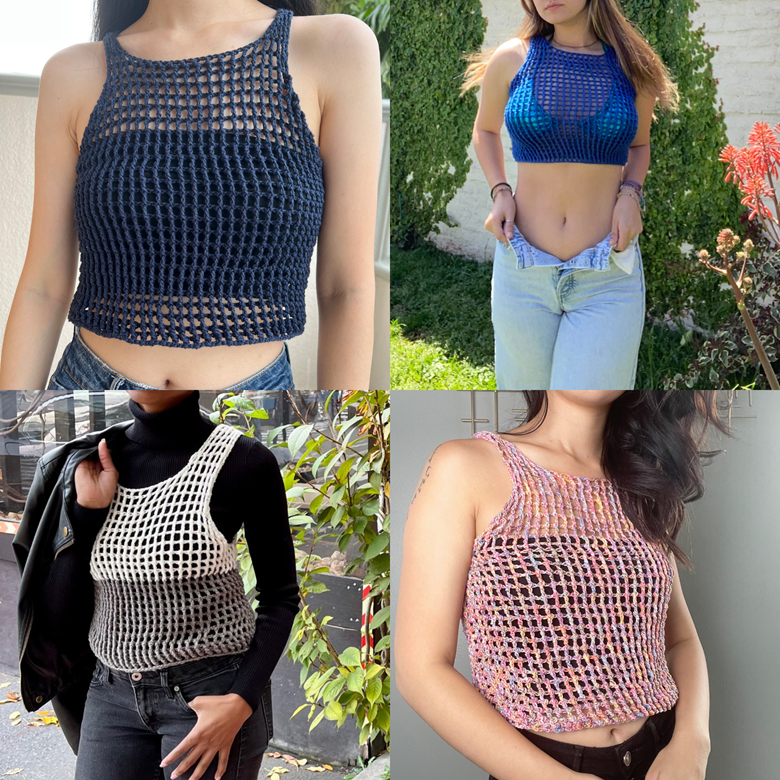 Treble Maker Top | Crochet Pattern | PDF - Crochetreat | Vera ♡'s Ko-fi ...